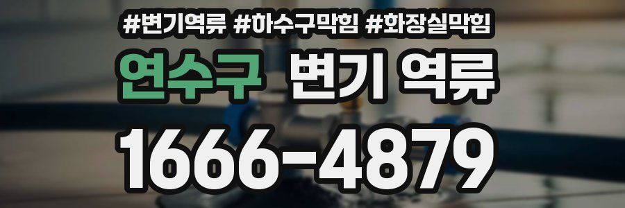 연수구 변기 역류