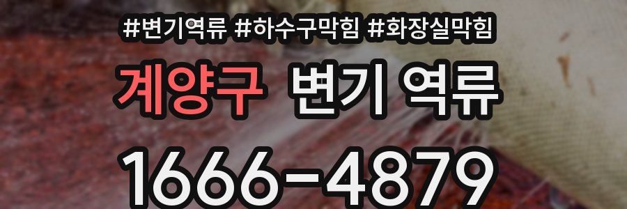 계양구 변기 역류