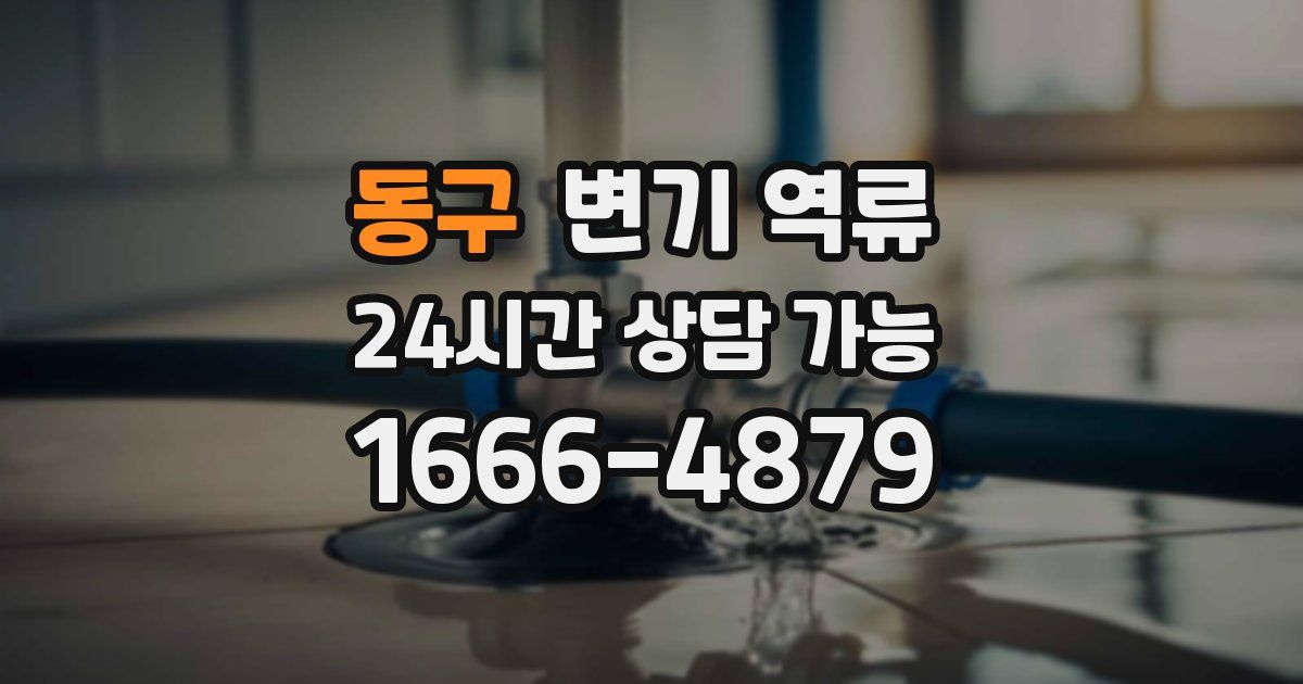 동구 변기 역류