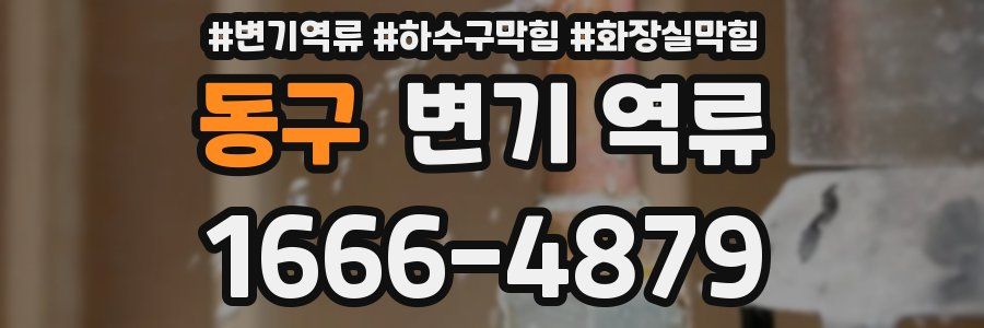 동구 변기 역류