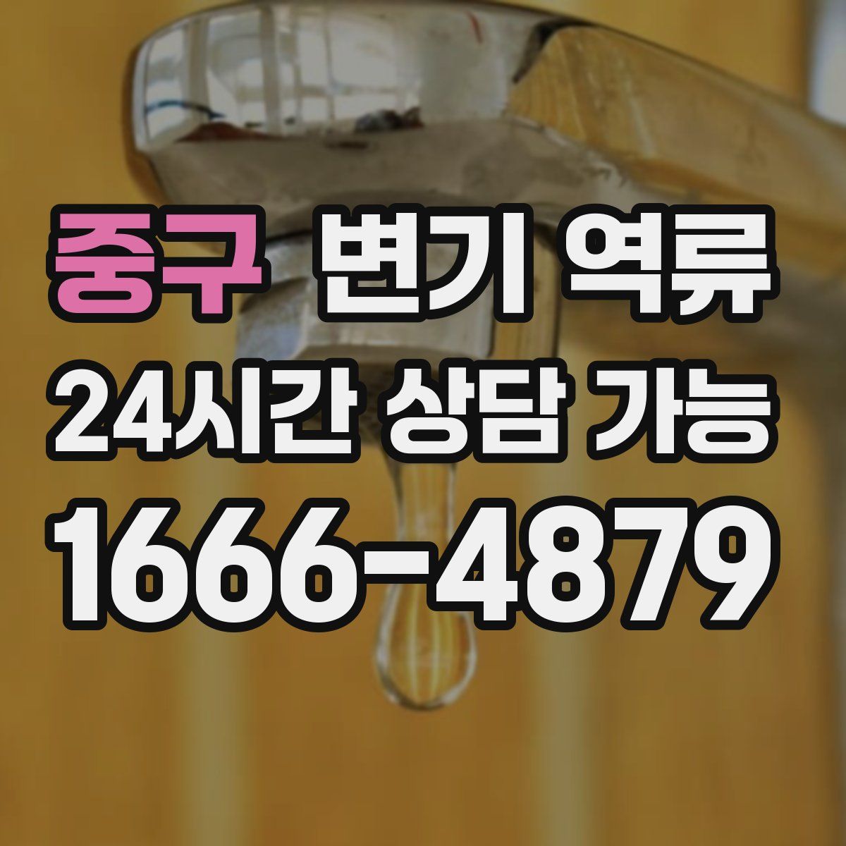 중구 변기 역류