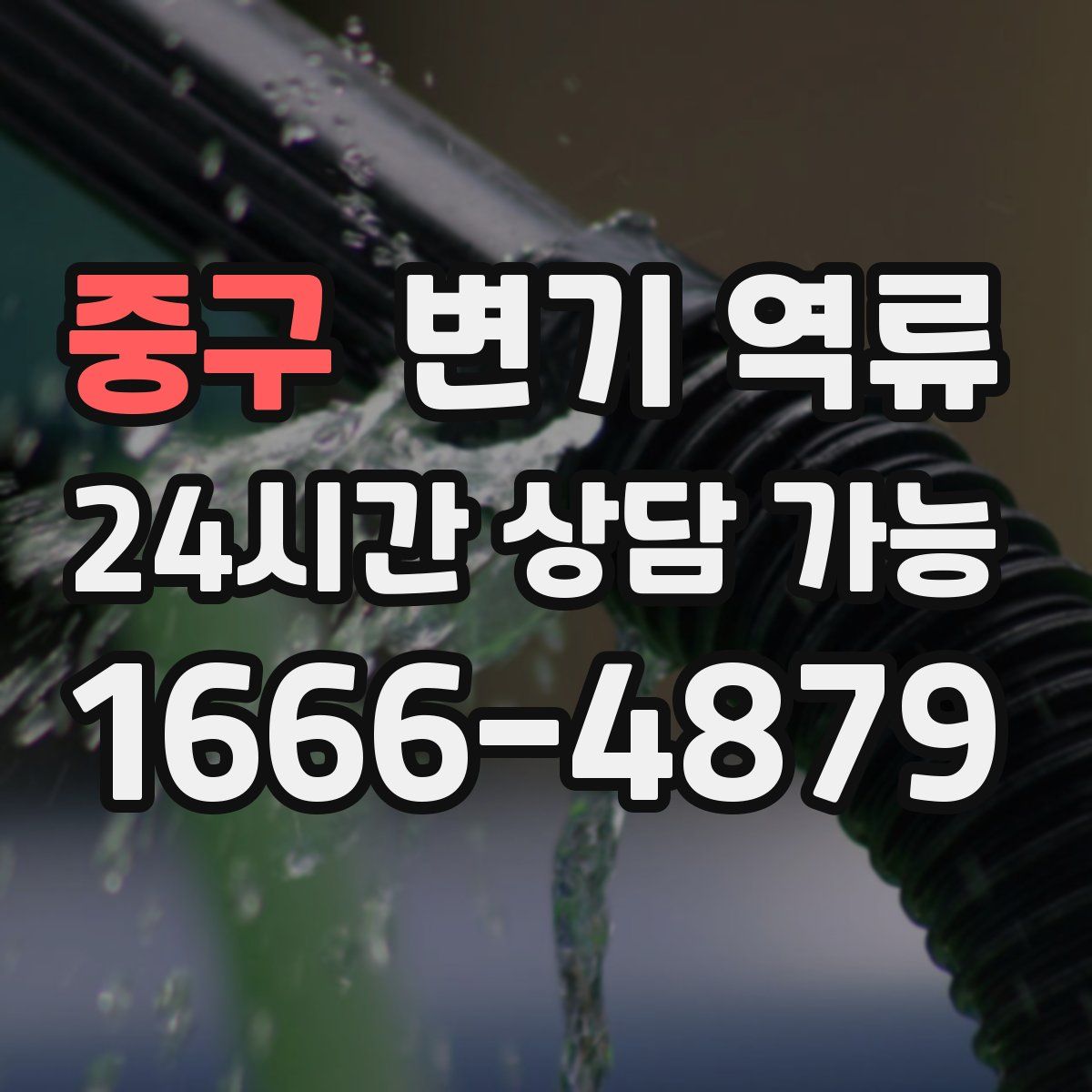 중구 변기 역류