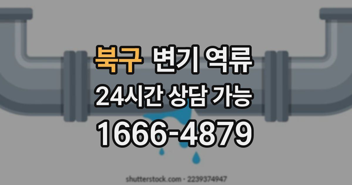 북구 변기 역류