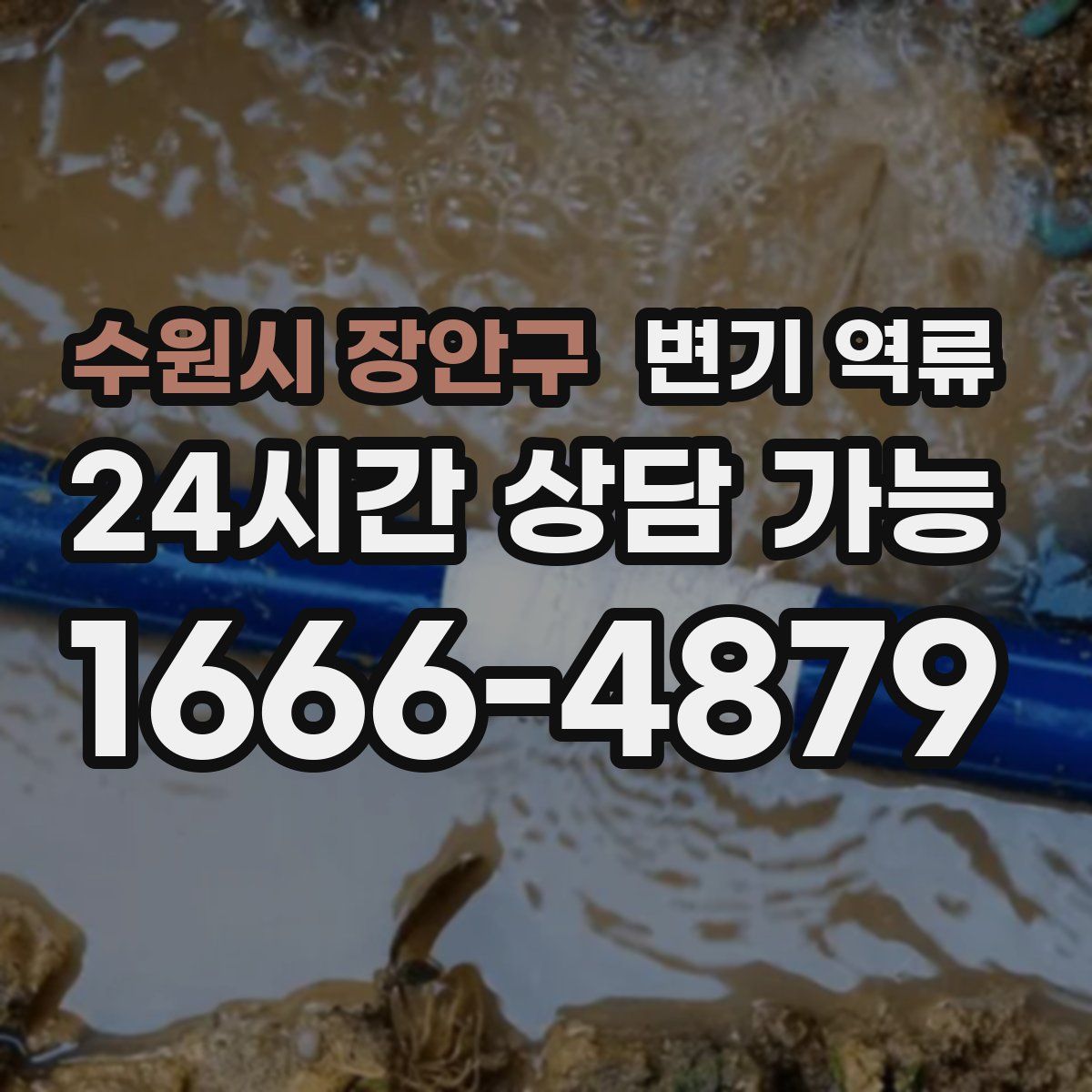 수원시 장안구 변기 역류