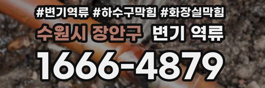 수원시 장안구 변기 역류