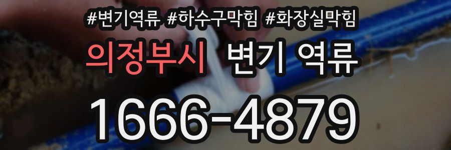 의정부시 변기 역류