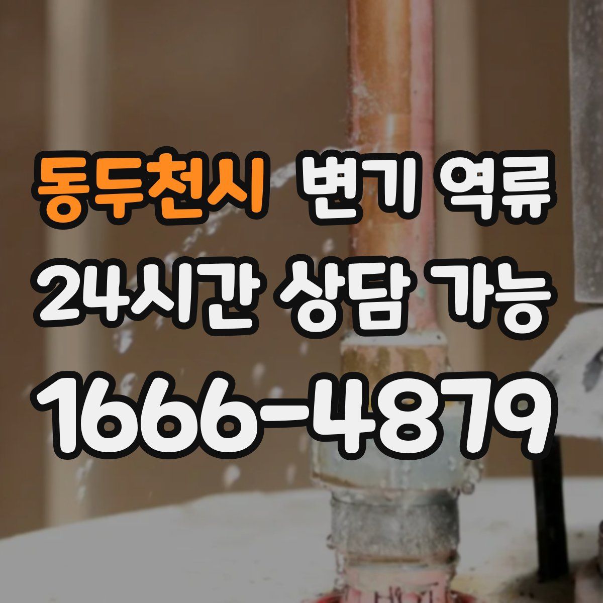 동두천시 변기 역류