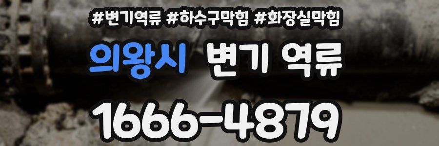 의왕시 변기 역류