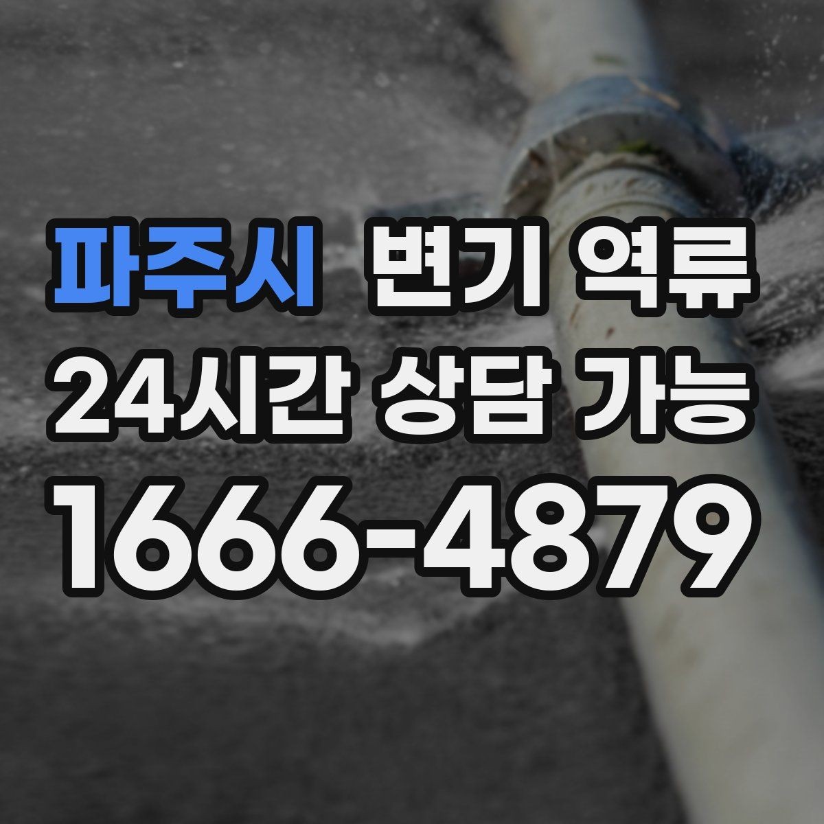 파주시 변기 역류 우리 집만 역류하면 먼저 확인할 포인트