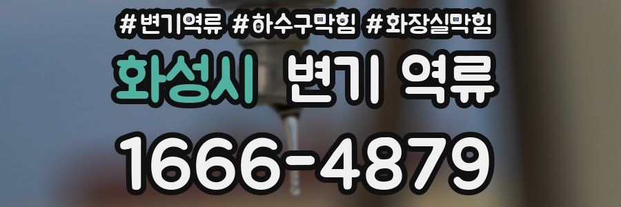 화성시 변기 역류