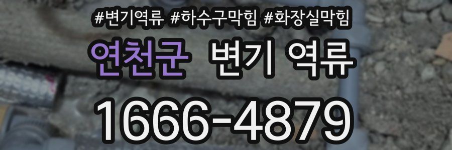 연천군 변기 역류