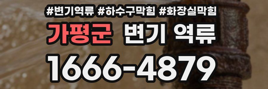 가평군 변기 역류