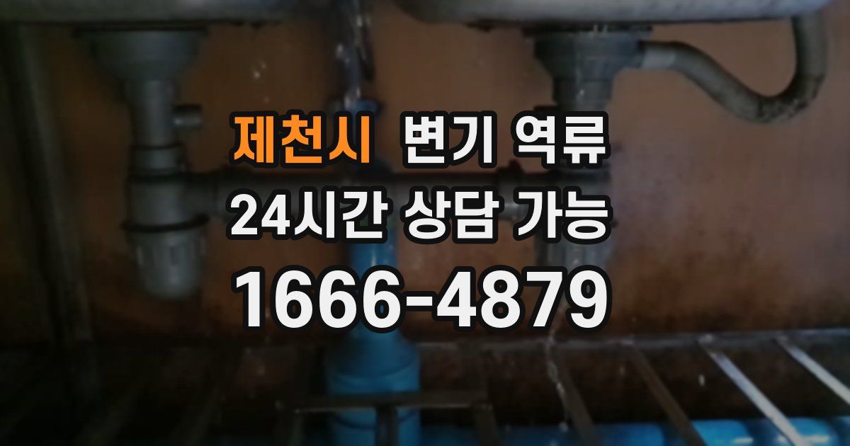 제천시 변기 역류