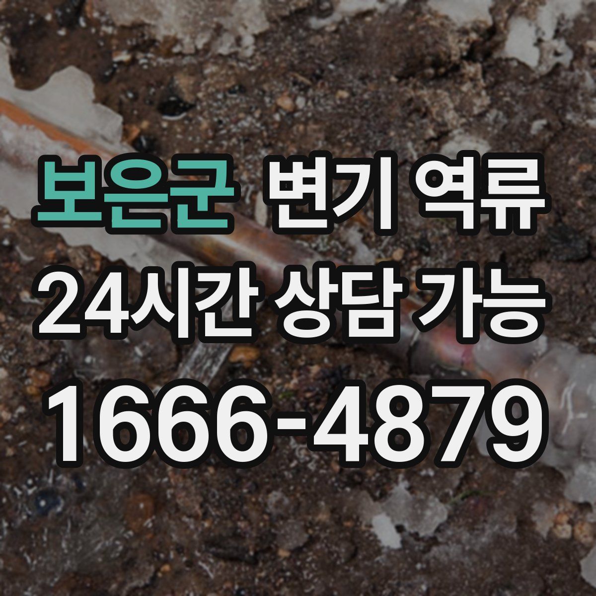 보은군 변기 역류