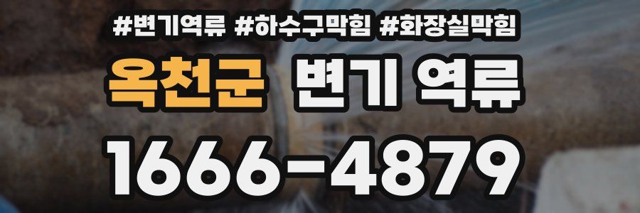 옥천군 변기 역류