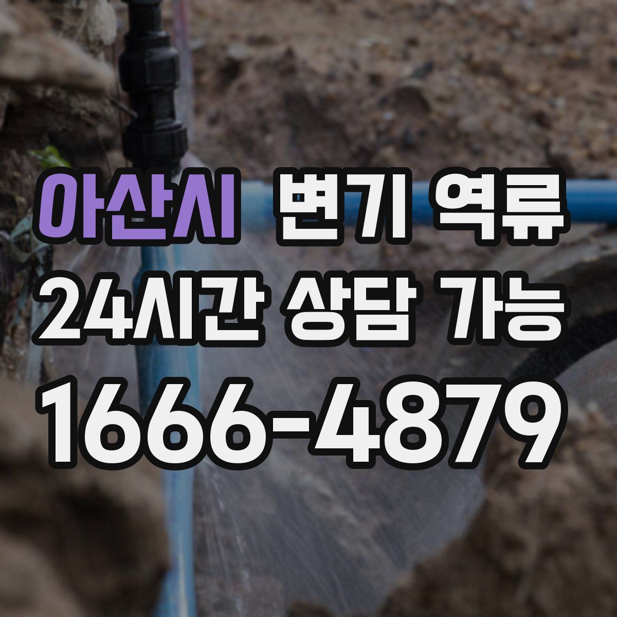 아산시 변기 역류