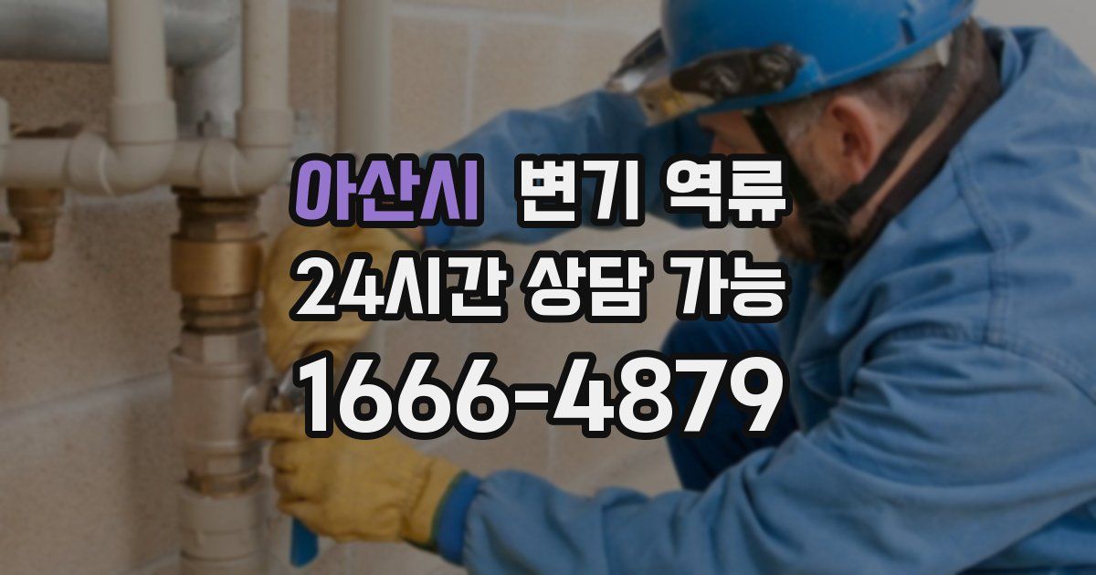 아산시 변기 역류