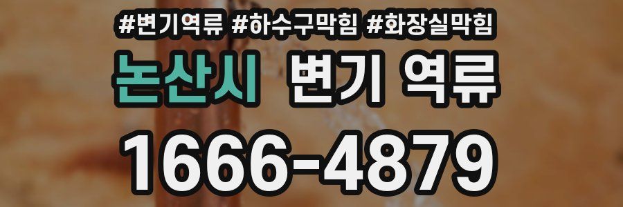 논산시 변기 역류