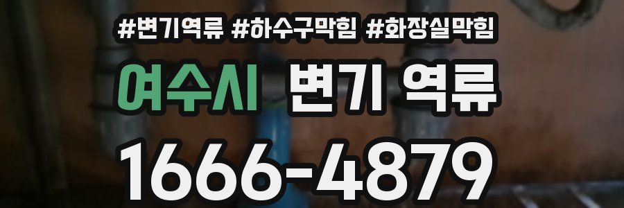 여수시 변기 역류