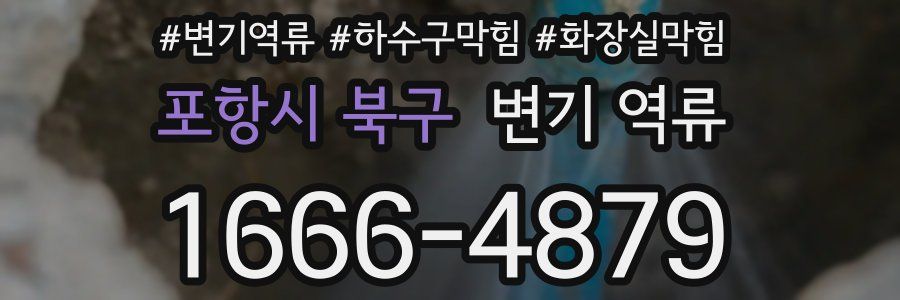 포항시 북구 변기 역류