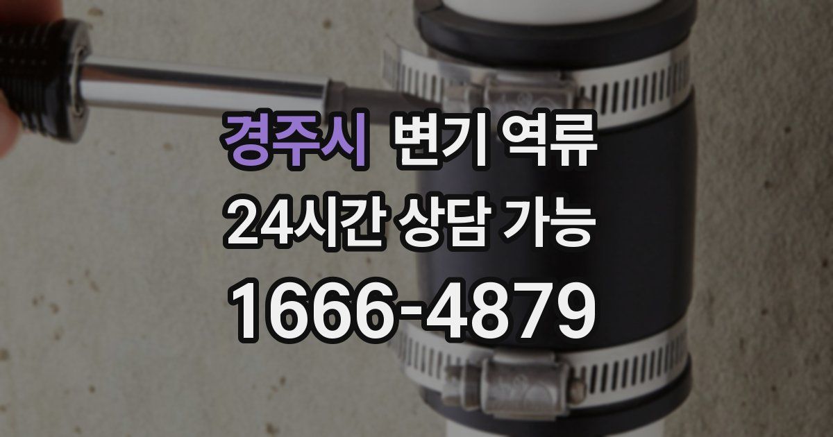 경주시 변기 역류