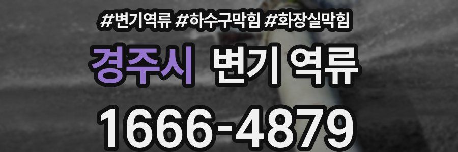 경주시 변기 역류