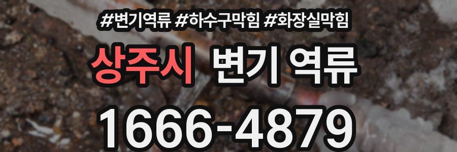 상주시 변기 역류