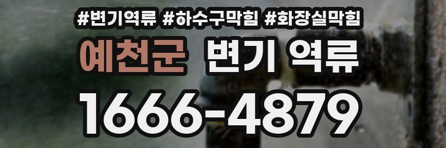 예천군 변기 역류