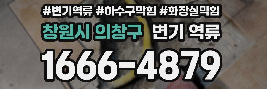 창원시 의창구 변기 역류