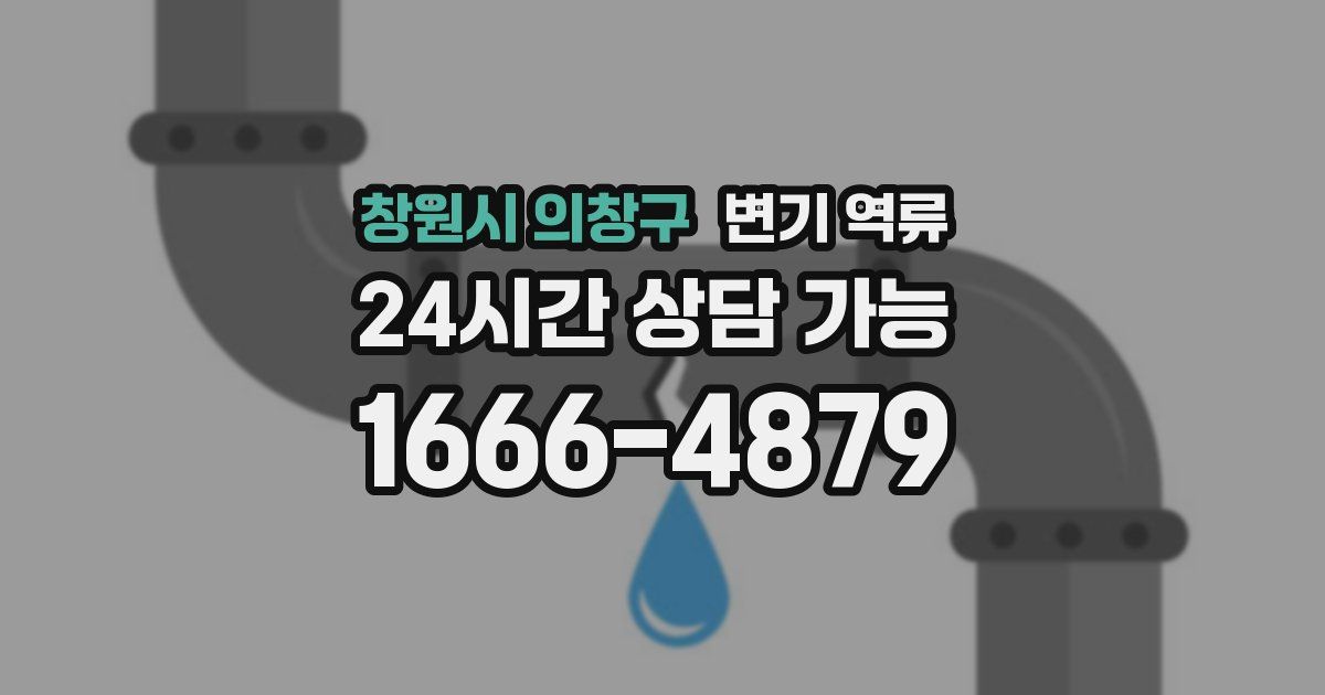 창원시 의창구 변기 역류