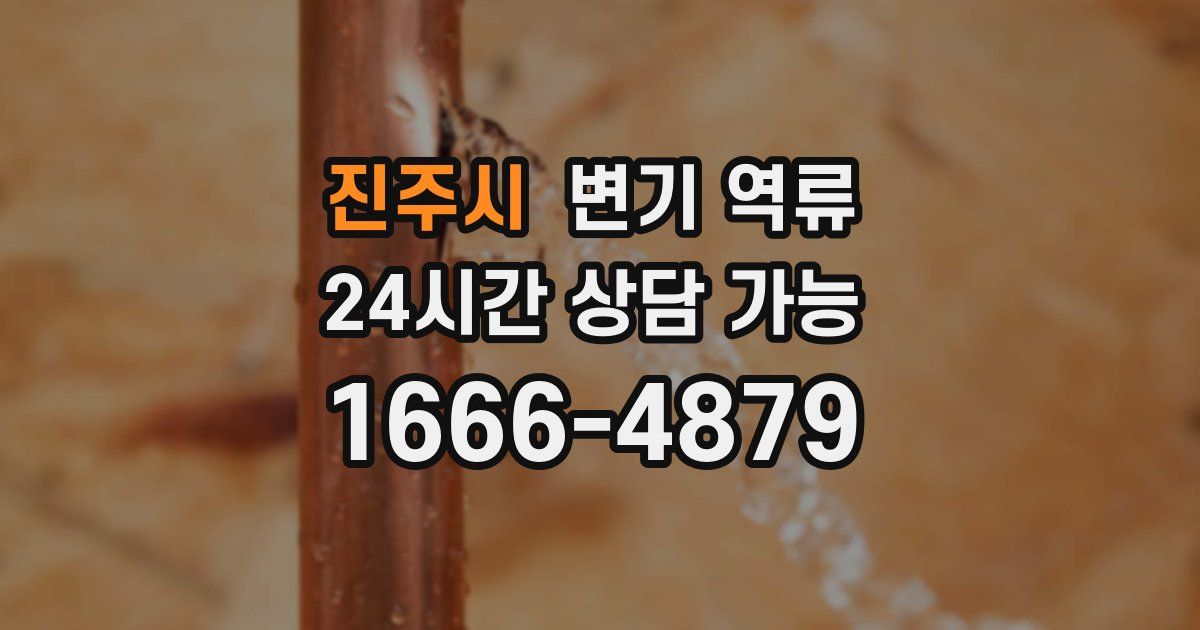 진주시 변기 역류