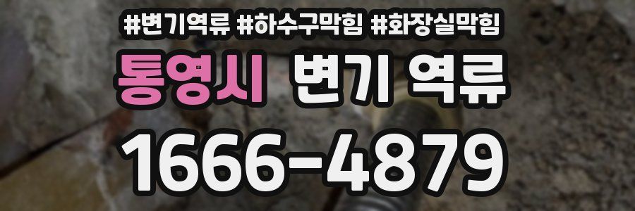 통영시 변기 역류