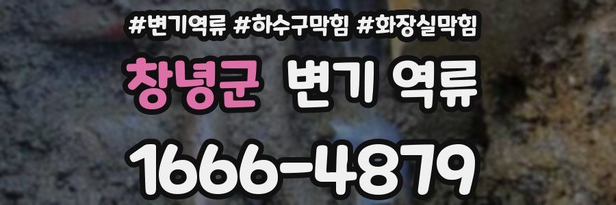 창녕군 변기 역류