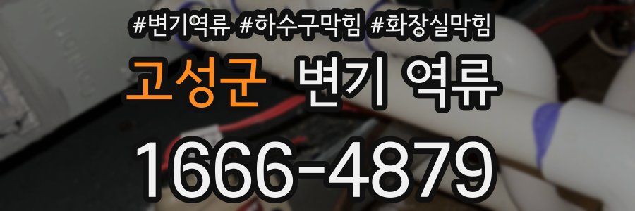 고성군 변기 역류