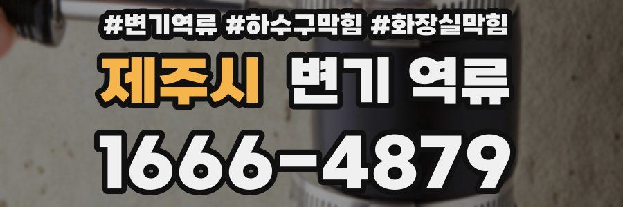 제주시 변기 역류