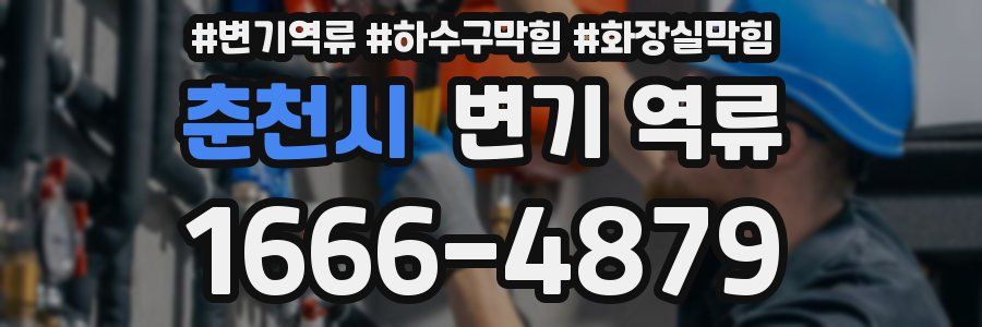 춘천시 변기 역류