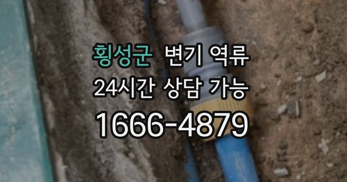 횡성군 변기 역류