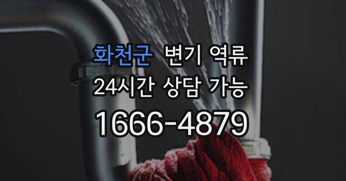 화천군 변기 역류