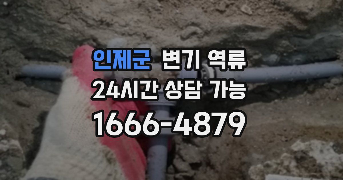 인제군 변기 역류