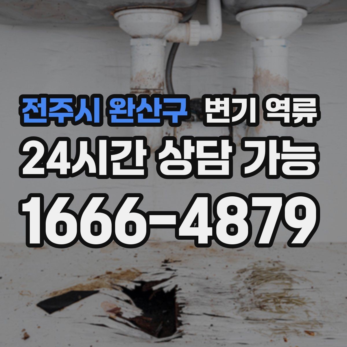전주시 완산구 변기 역류 생리대·기저귀가 원인일 때 위험한 이유