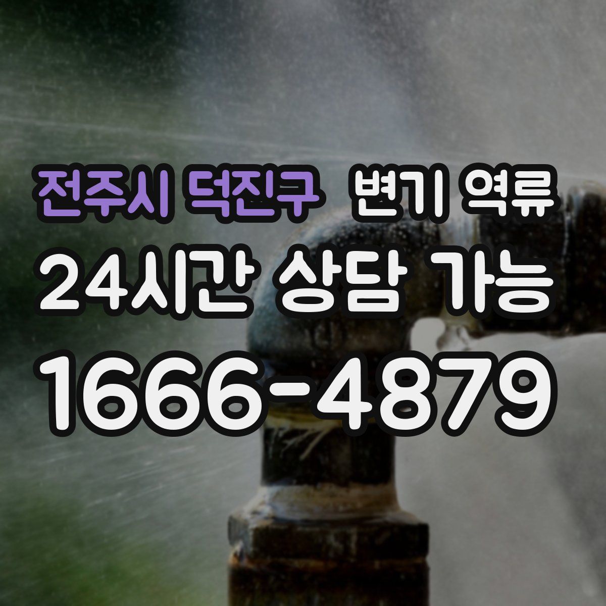 전주시 덕진구 변기 역류