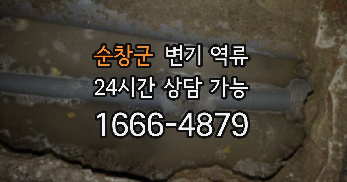 순창군 변기 역류