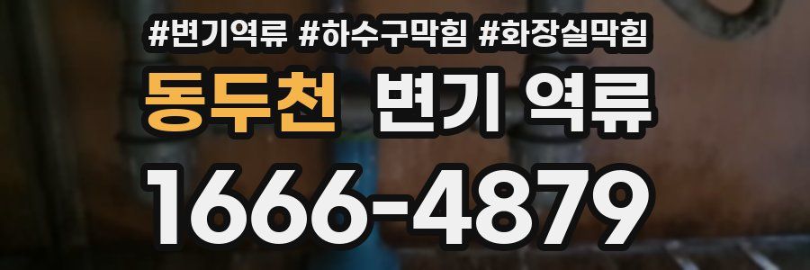 동두천 변기 역류