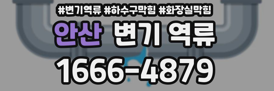 안산 변기 역류
