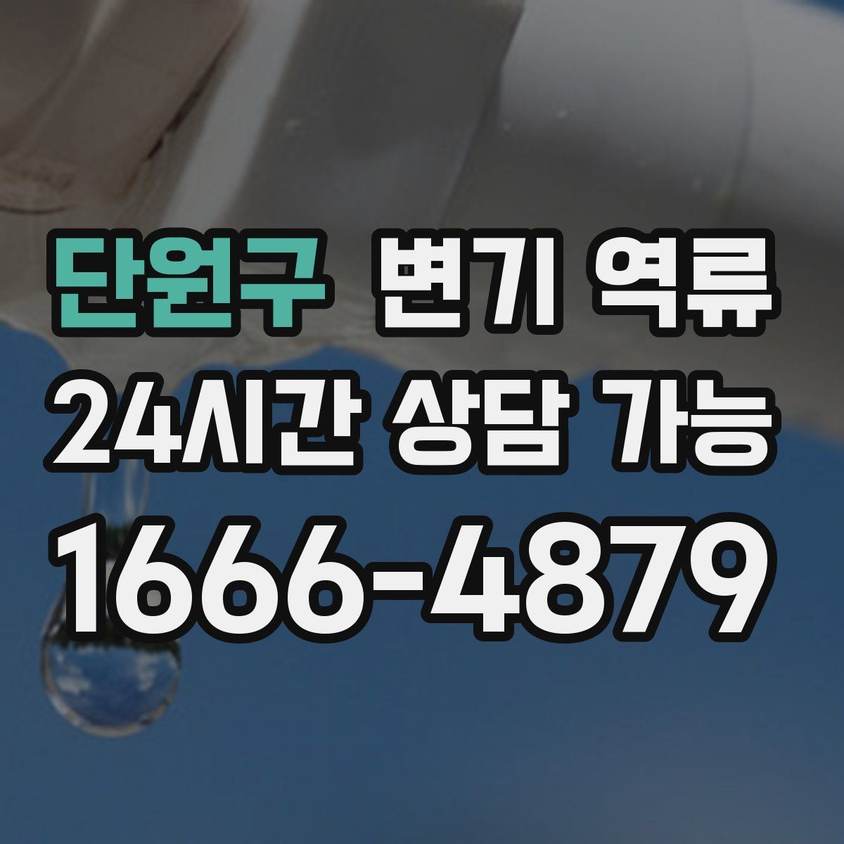 단원구 변기 역류