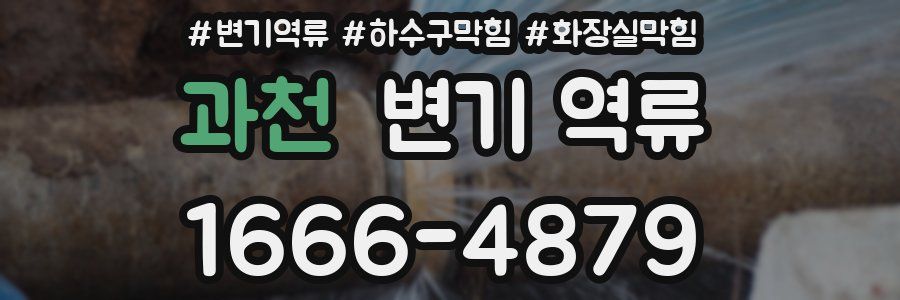 과천 변기 역류