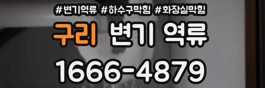 구리 변기 역류