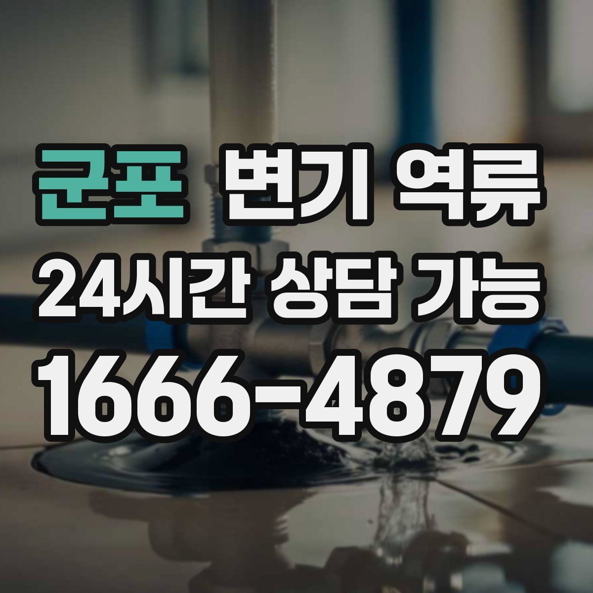 군포 변기 역류