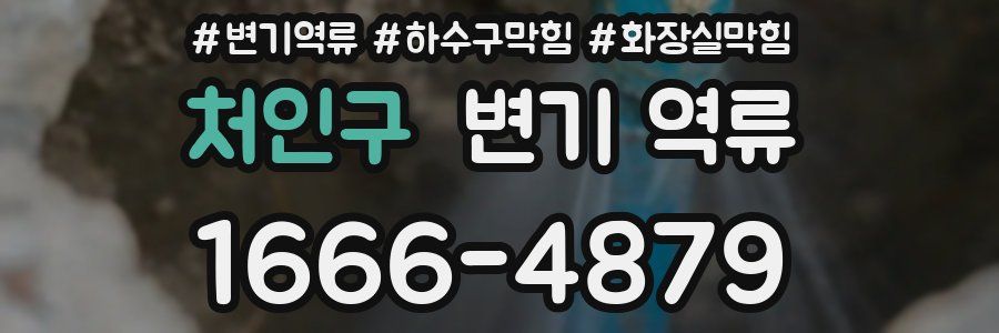 처인구 변기 역류