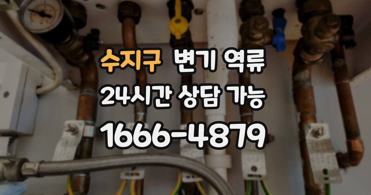 수지구 변기 역류